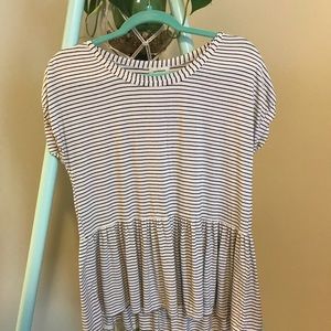 Nordstrom Loose Peplum Blouse